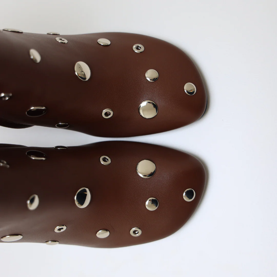 STUDS BOOT 032T84BK | Hazelnut - Image 5