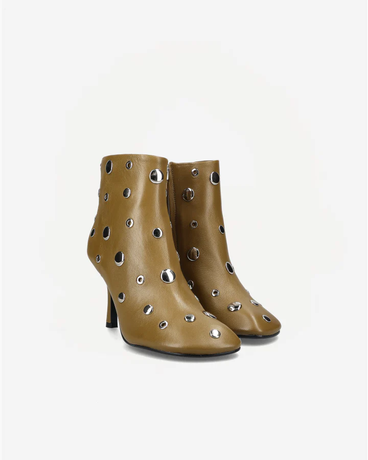STUDS BOOT 032T84BK | Olive Green - Image 3