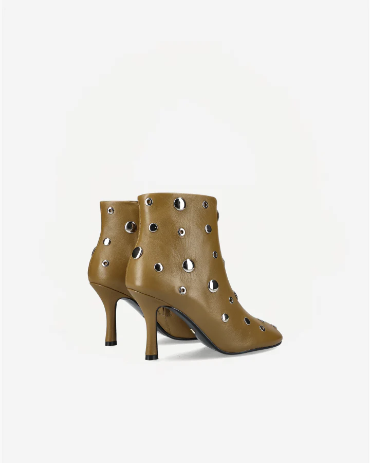 STUDS BOOT 032T84BK | Olive Green - Image 4