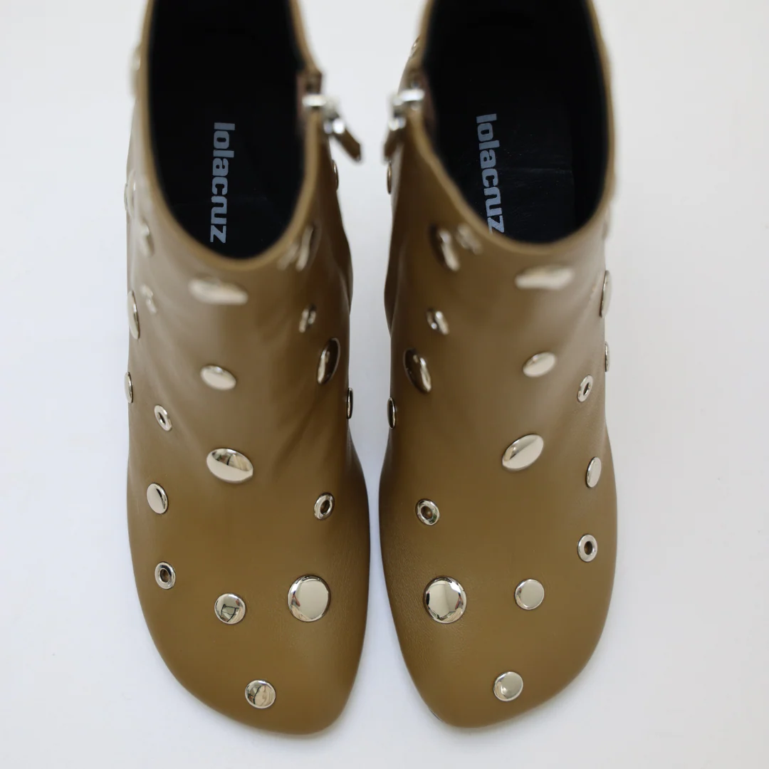 STUDS BOOT 032T84BK | Olive Green - Image 5