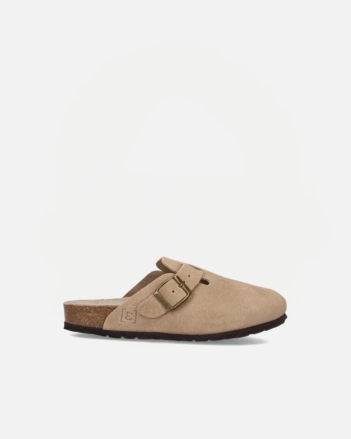 Clog Velour | Taupe