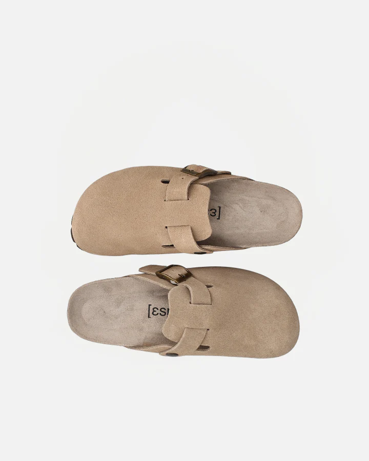 Clog Velour | Taupe - Image 2