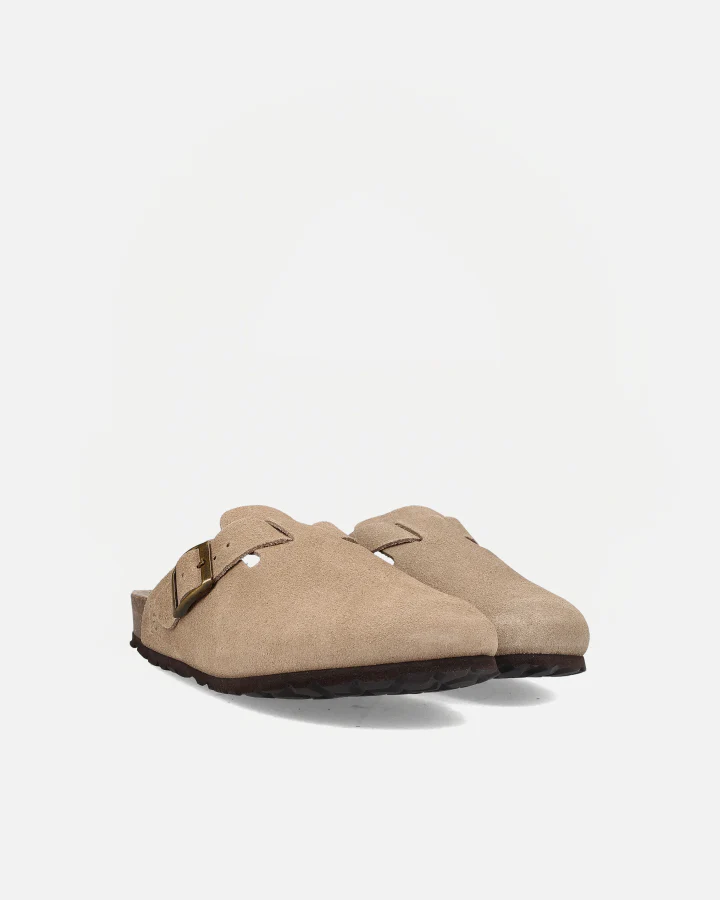 Clog Velour | Taupe - Image 3
