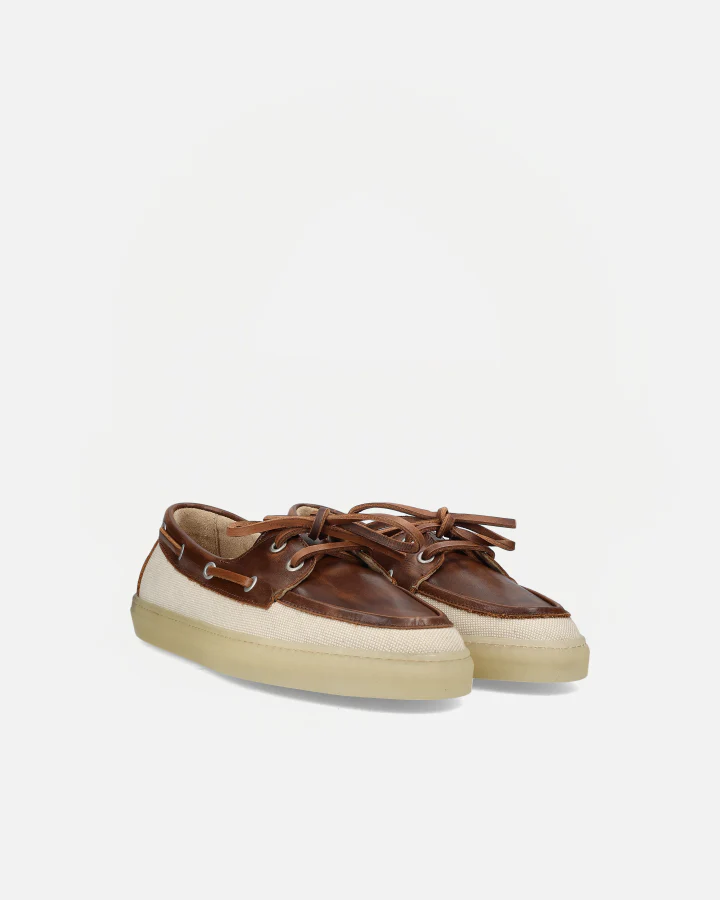 CPH160 | Material Mix Brown/Cream - Image 4
