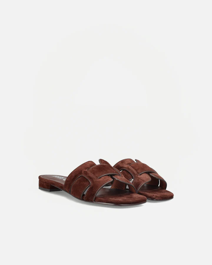 HOLLY FLAT | Marron - Image 3