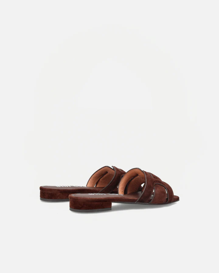 HOLLY FLAT | Marron - Image 4