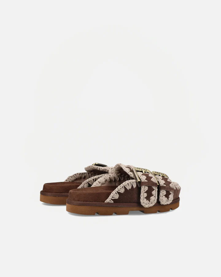 LOW BIO SABOT TWO-BUCKLES | Deep Brown - Image 5