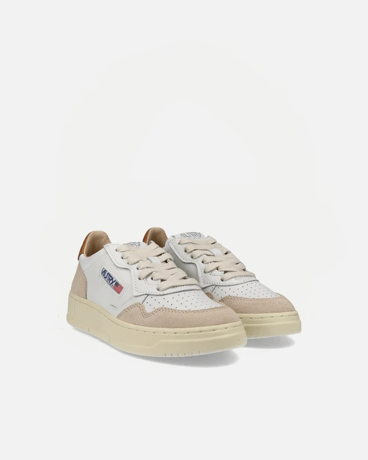 LOW SNEAKER 80's LS02 | Suede White/Brown Sugar - Image 3