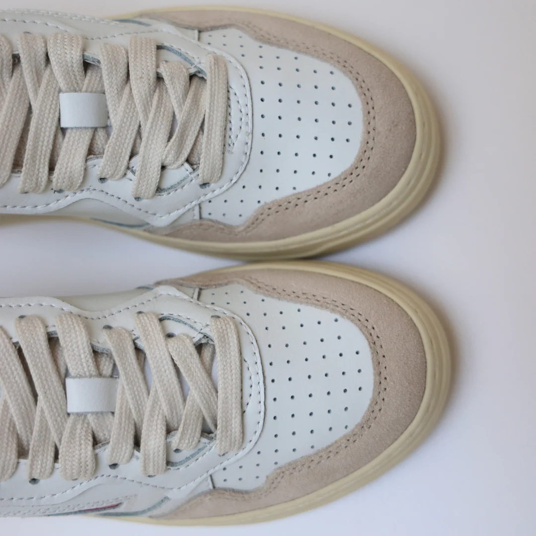 LOW SNEAKER 80's LS02 | Suede White/Brown Sugar - Image 7