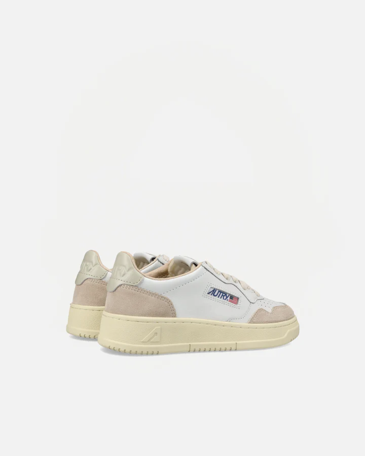 LOW SNEAKER 80's LS14 | Suede White/ Pelican - Image 4