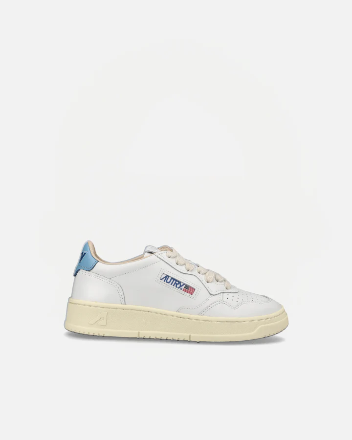 LOW SNEAKER 80's | White/ Blue