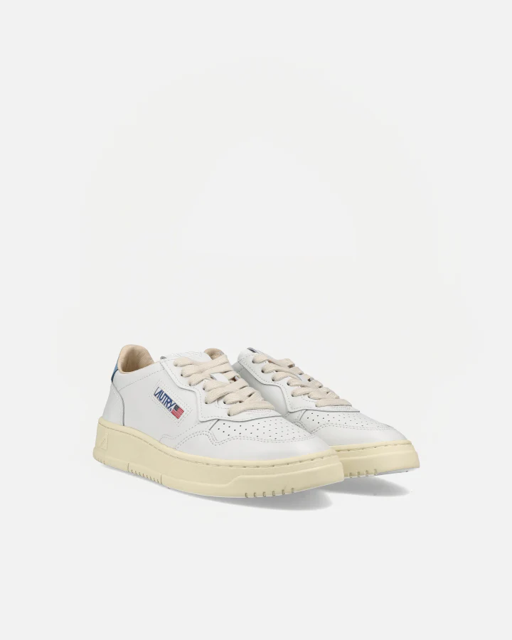 LOW SNEAKER 80's | White/ Blue - Image 4