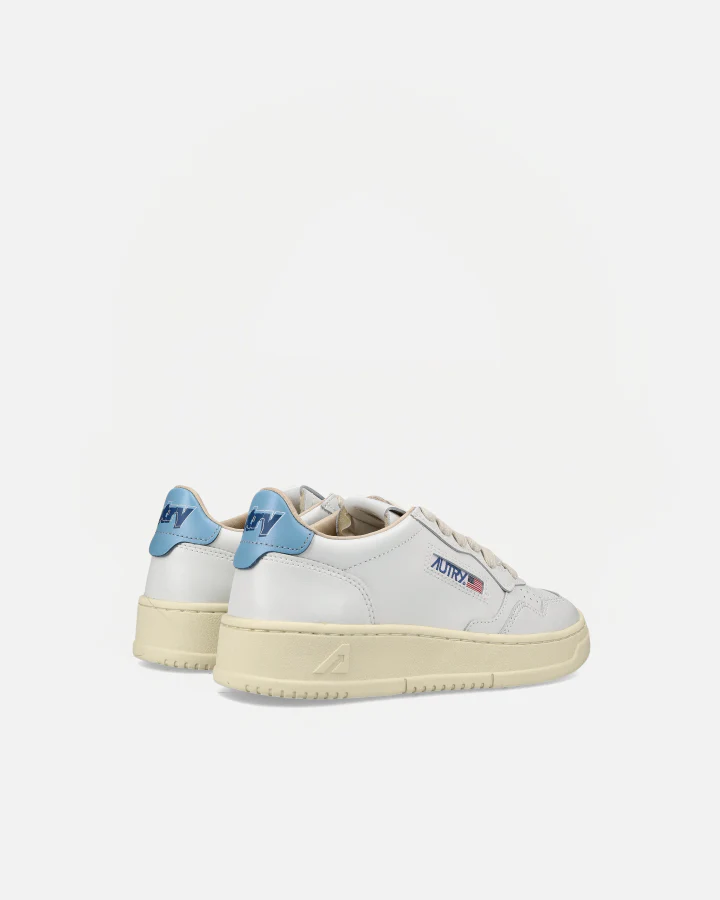 LOW SNEAKER 80's | White/ Blue - Image 5