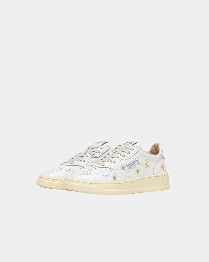 LOW SNEAKER 80's WE01 |  Flower White/ Rutabaga - Image 4