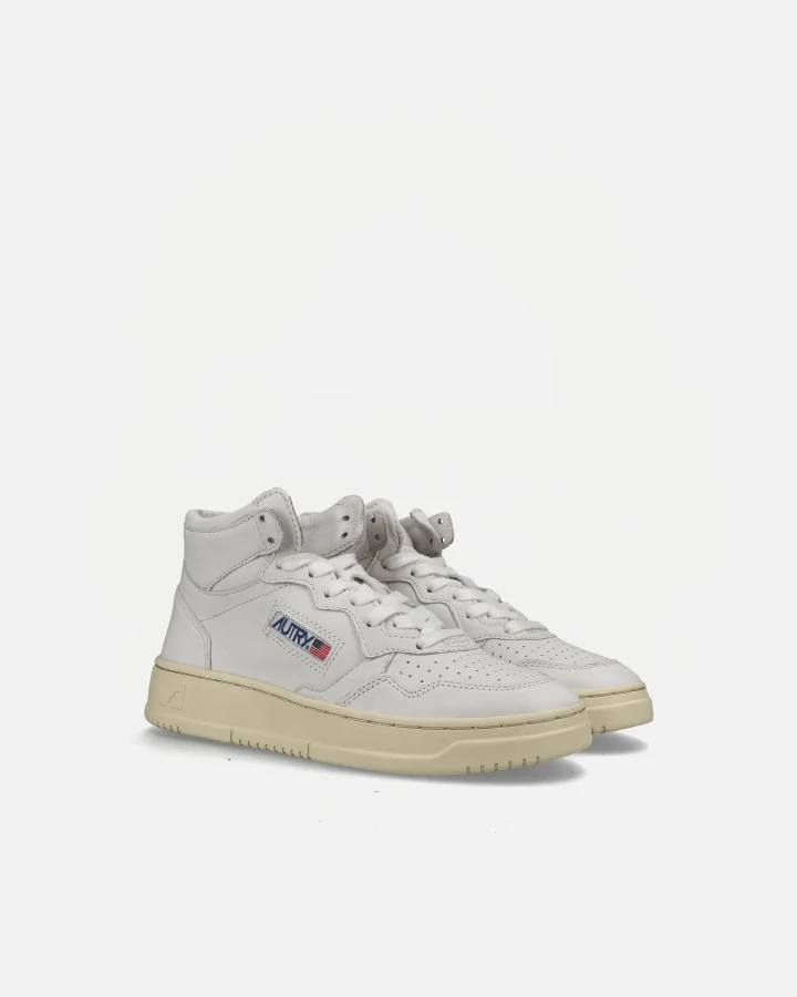 MID SNEAKER 80's GG04 | Goat White - Image 3