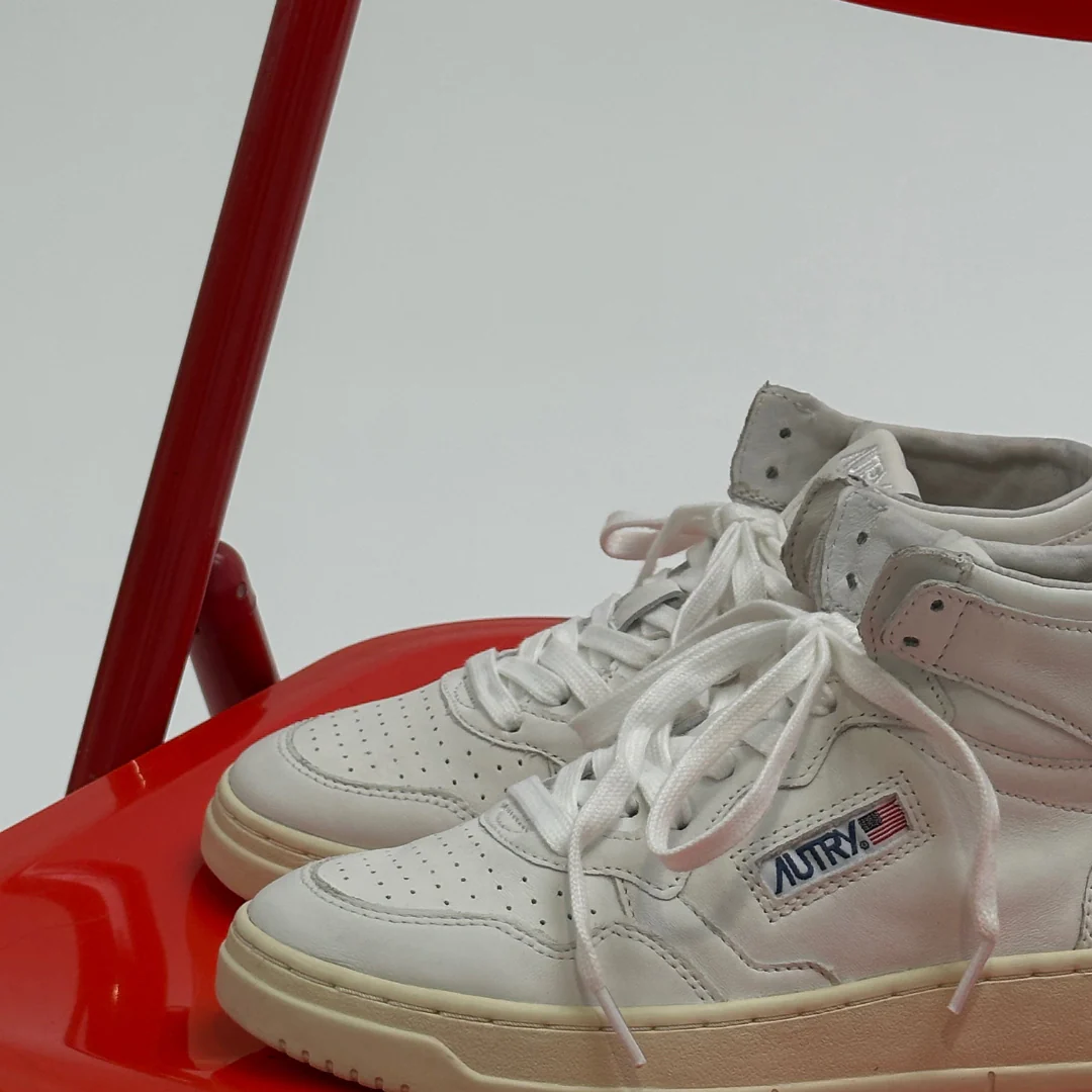 MID SNEAKER 80's GG04 | Goat White - Image 5