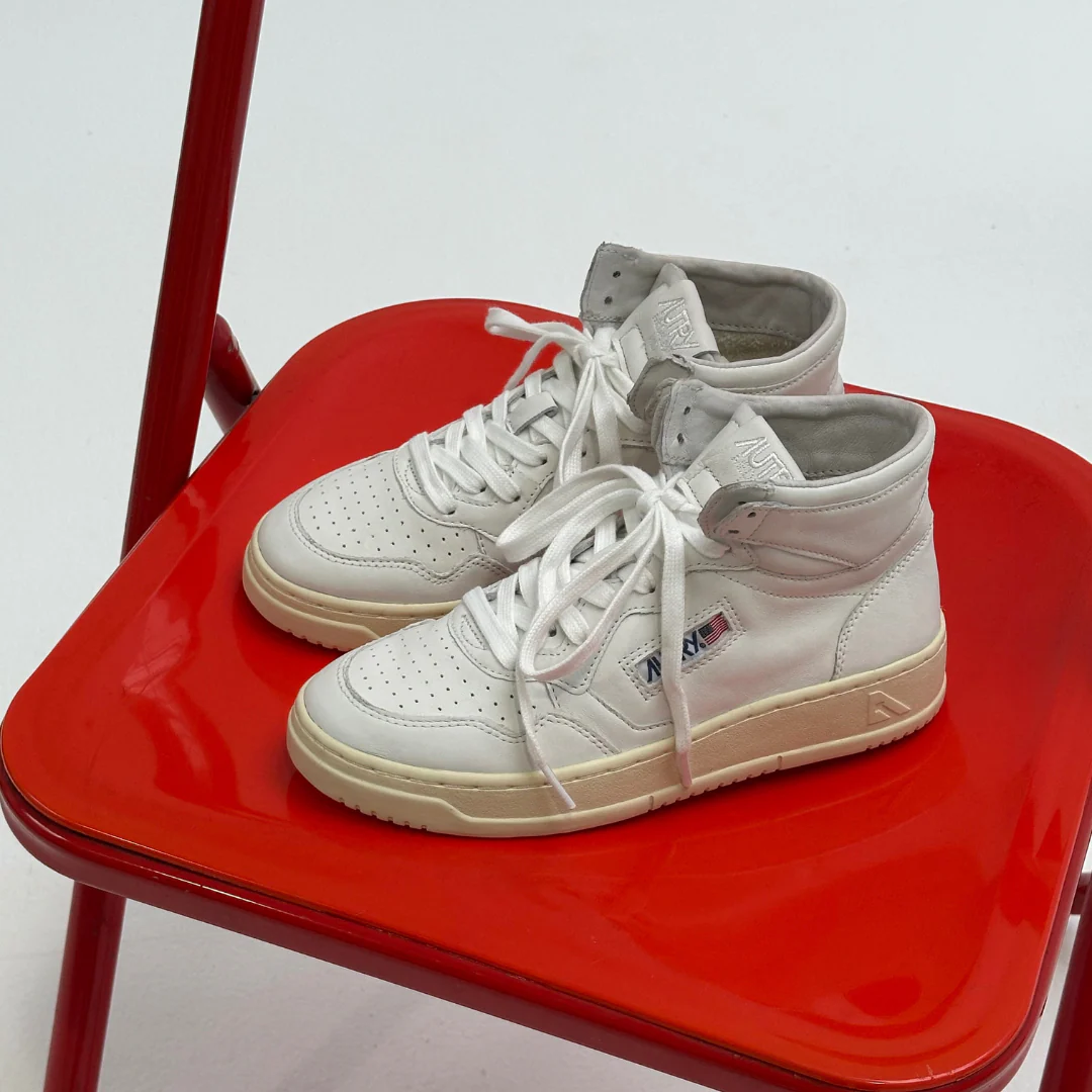 MID SNEAKER 80's GG04 | Goat White - Image 6