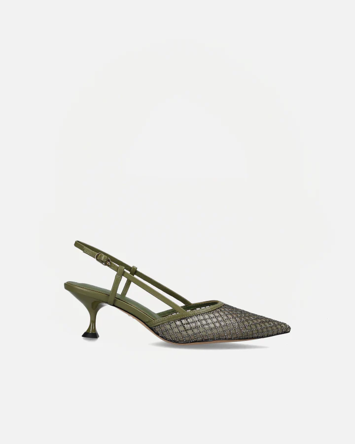 RUBY PUMP | Verde Kaki