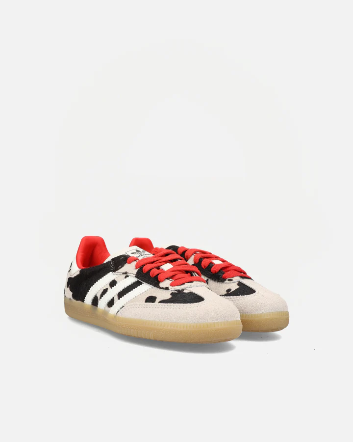 SAMBA OG W KI6956 | Cow Print/ Aurora Coffee / Off White - Image 5