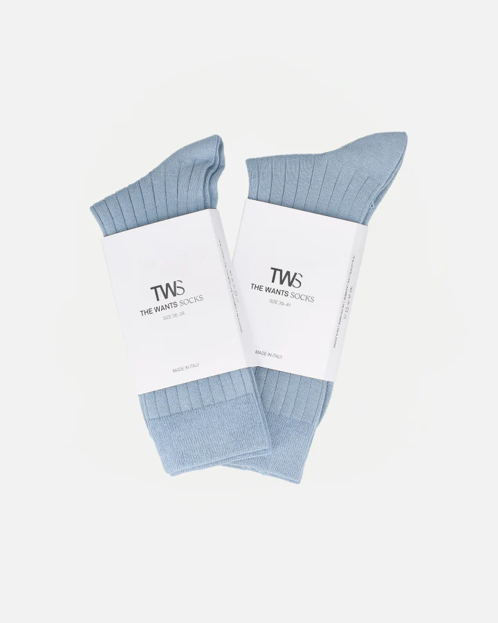 THE WANTS SOCKS I - Light Blue