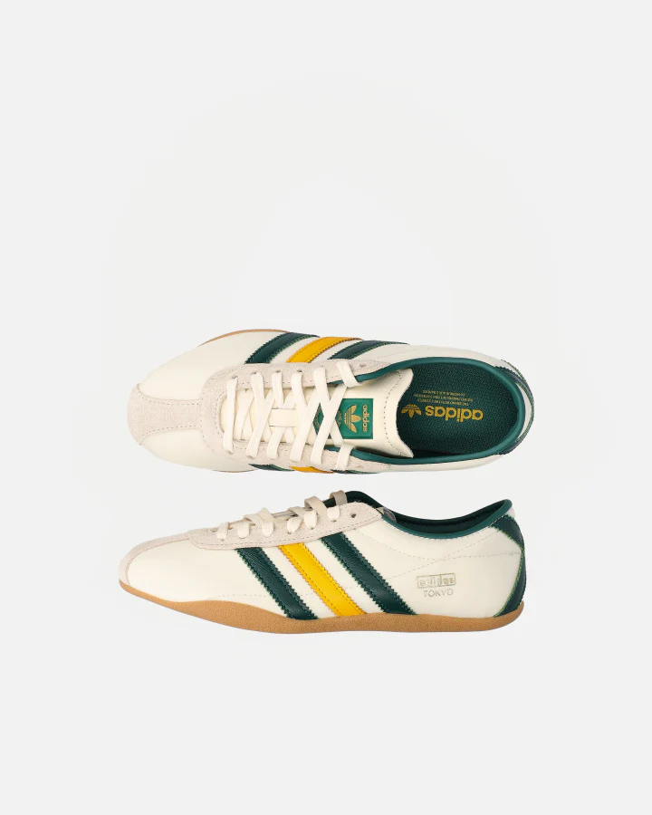 TOKYO W JQ0586 | Cream White / Collegiate Green / Gum Three - Image 3
