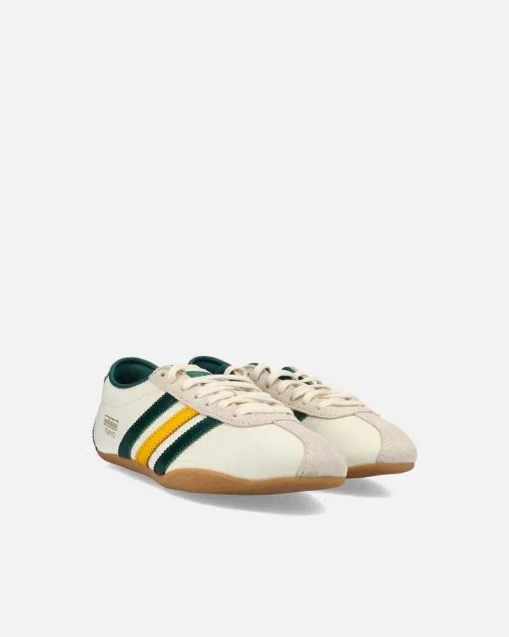 TOKYO W JQ0586 | Cream White / Collegiate Green / Gum Three - Image 4