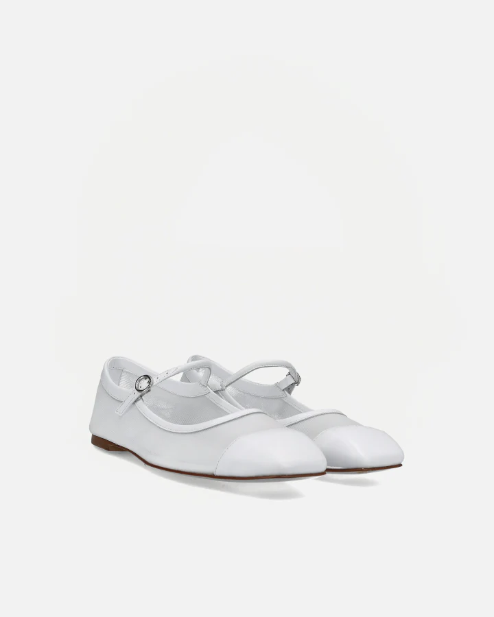 UMA MESH | Nappa Leather Optic White - Image 3